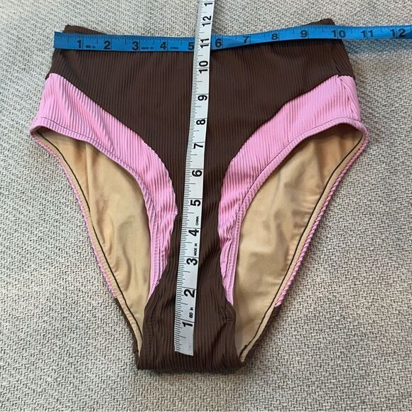 NEW Free People Atmosea Swim Bikini Bottom Briefs Size XS Neenish Colorblock - Picture 3 of 8